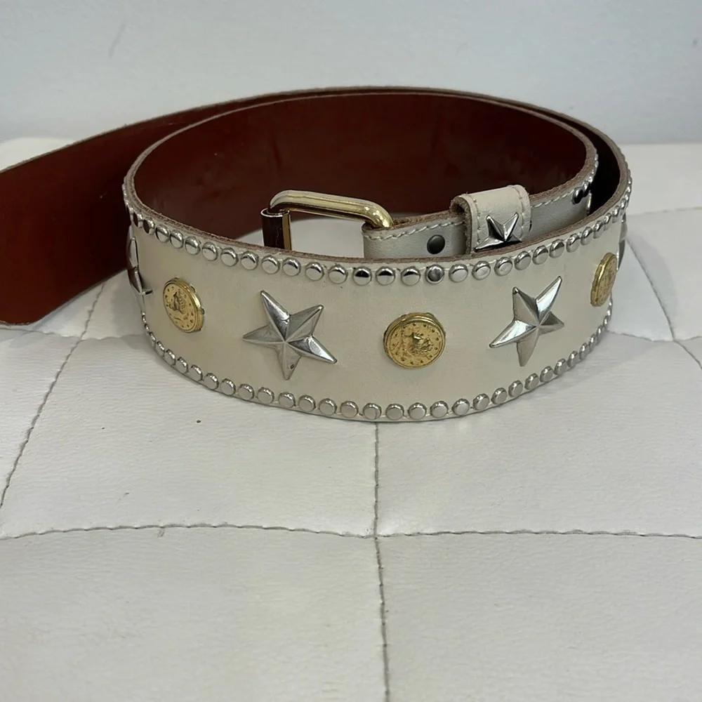 Silver Star & Coin Belt and purple belt bundle (M/L)